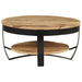 Coffee Table 65 Cm Solid Rough Mango Wood Xaalip