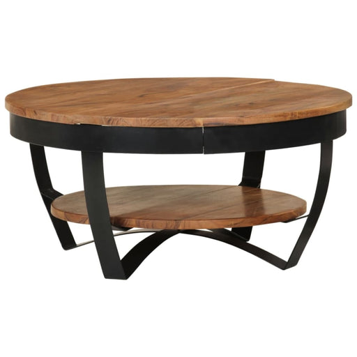 Coffee Table 65x65x32 Cm Solid Acacia Wood Xnklol
