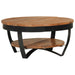 Coffee Table 65x65x32 Cm Solid Acacia Wood Xnklol