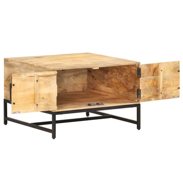 Coffee Table 67x67x45 Cm Solid Mango Wood Txbtip