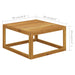 Coffee Table 68x68x29 Cm Solid Acacia Wood Toonll
