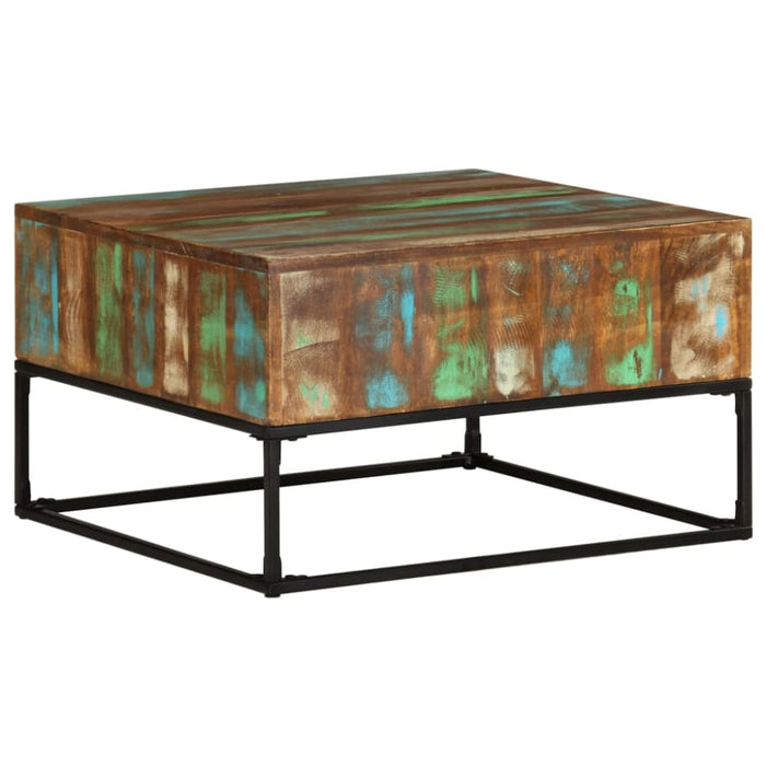 Coffee Table 68x68x41 Cm Solid Reclaimed Wood Txbnok