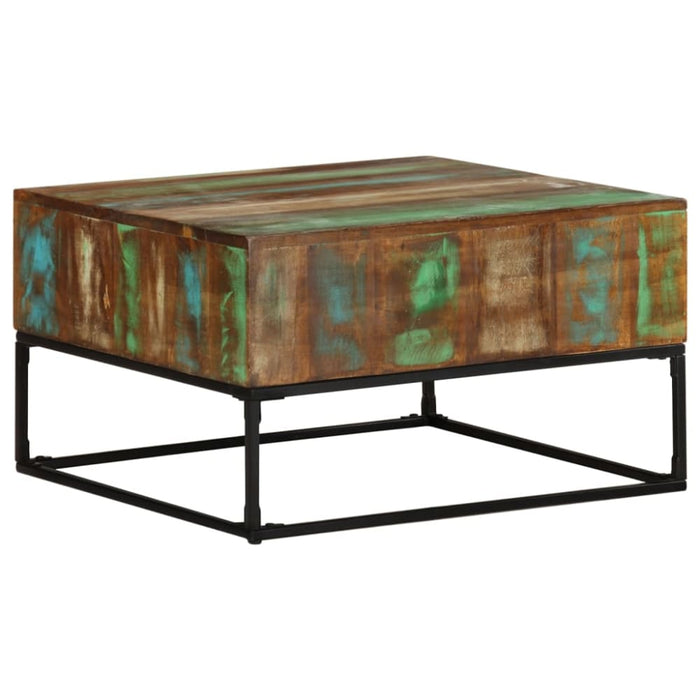 Coffee Table 68x68x41 Cm Solid Reclaimed Wood Txbnok