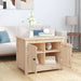 Coffee Table 71x49x55 Cm Solid Wood Pine Nxbkxl