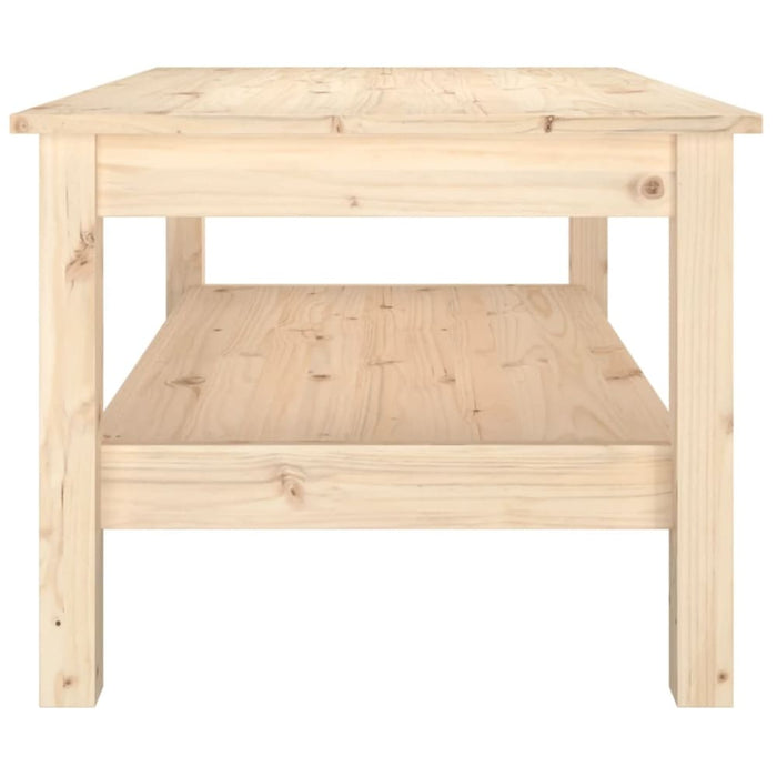 Coffee Table 80x50x40 Cm Solid Wood Pine Noaxna