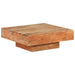 Coffee Table 80x80x28 Cm Solid Acacia Wood Txtpkt