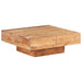 Coffee Table 80x80x28 Cm Solid Acacia Wood Txtpkt