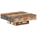 Coffee Table 80x80x28 Cm Solid Reclaimed Wood Txtpka