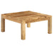 Coffee Table 80x80x40 Cm Solid Mango Wood Xalibo