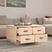 Coffee Table 80x80x45 Cm Solid Wood Pine Nxopoi