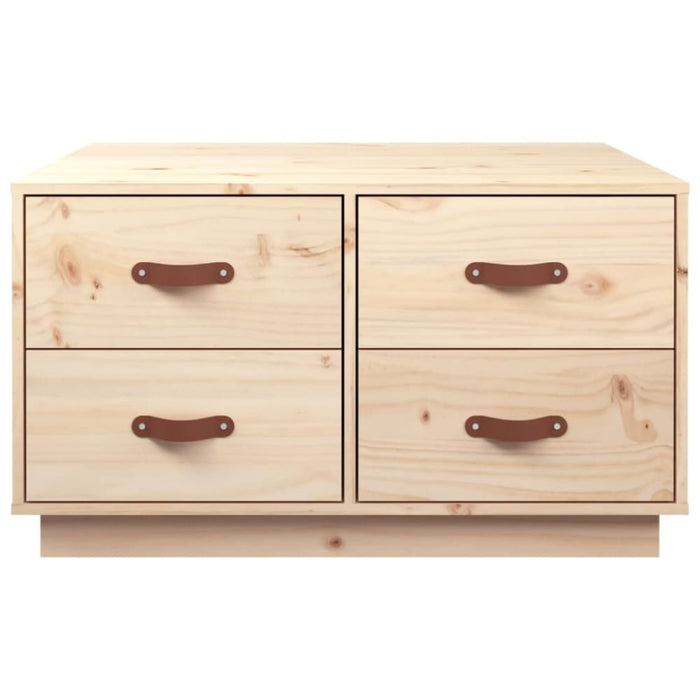 Coffee Table 80x80x45 Cm Solid Wood Pine Nxopoi