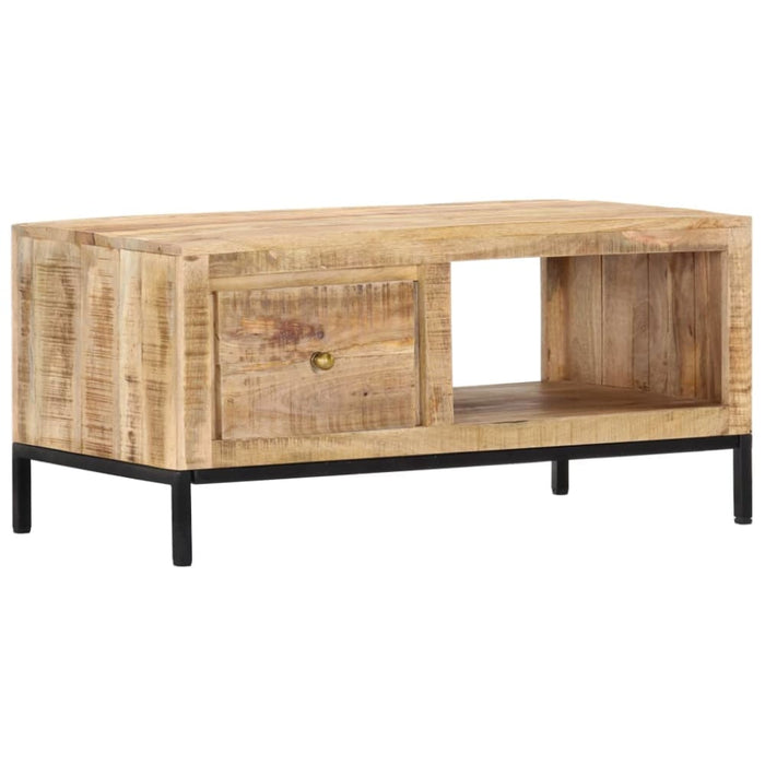 Coffee Table 88x50x42 Cm Solid Mango Wood Xnitit