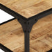Coffee Table 90x45x35 Cm Solid Rough Mango Wood Txnxlp