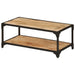 Coffee Table 90x45x35 Cm Solid Rough Mango Wood Txnxlp