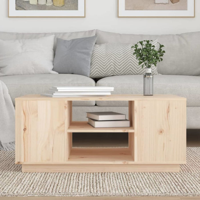 Coffee Table 90x49x40.5 Cm Solid Wood Pine Noatkk