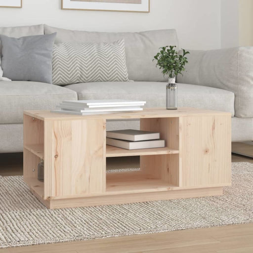 Coffee Table 90x49x40.5 Cm Solid Wood Pine Noatkk