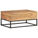 Coffee Table 90x60x40 Cm Solid Acacia Wood Txtpbl