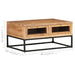 Coffee Table 90x60x40 Cm Solid Acacia Wood Txtpbl