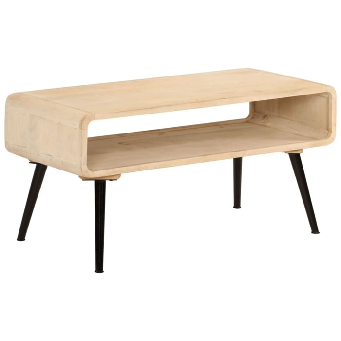 Coffee Table 95x40x45 Cm Solid Wood Mango Taoixi