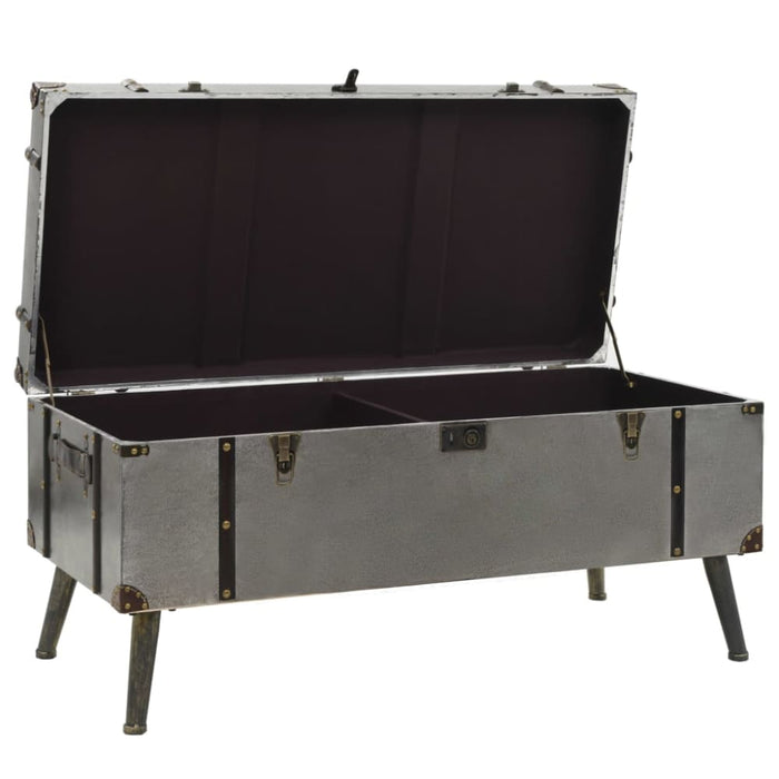 Coffee Table Mdf and Aluminium 102x51x47.5 Cm Xapipk