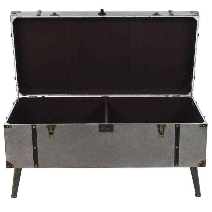 Coffee Table Mdf and Aluminium 102x51x47.5 Cm Xapipk