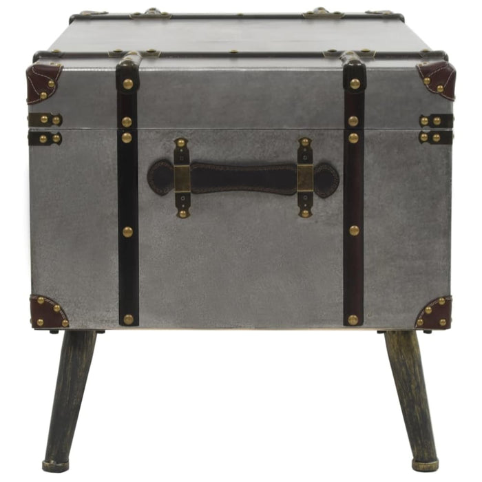 Coffee Table Mdf and Aluminium 102x51x47.5 Cm Xapipk