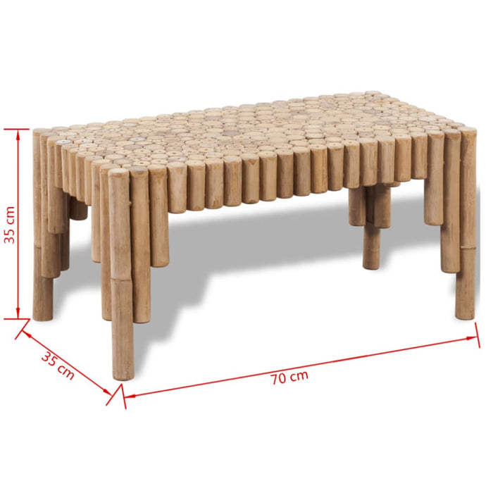 Coffee Table Bamboo Xaxank
