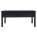 Coffee Table Black 100x50x45 Cm Wood Xnaotn