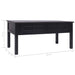 Coffee Table Black 100x50x45 Cm Wood Xnaotn