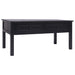 Coffee Table Black 100x50x45 Cm Wood Xnaotn