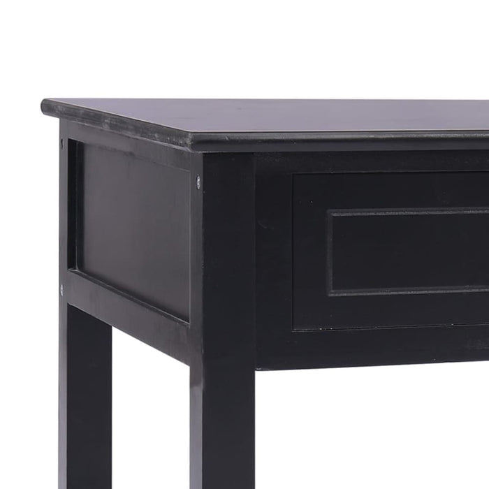 Coffee Table Black 100x50x45 Cm Wood Xnaotn