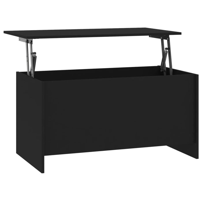 Coffee Table Black 102x55.5x52.5 Cm Engineered Wood Nbklll