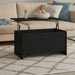 Coffee Table Black 102x55.5x52.5 Cm Engineered Wood Nbklll