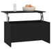 Coffee Table Black 102x55.5x52.5 Cm Engineered Wood Nbklll