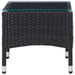 Coffee Table Black 60x40x36 Cm Poly Rattan Apkbi