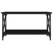 Coffee Table Black 80x45x45 Cm Engineered Wood and Iron