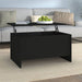Coffee Table Black 80x55.5x41.5 Cm Engineered Wood Nbklip