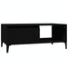 Coffee Table Black 90x50x36.5 Cm Engineered Wood Nxobpt