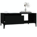 Coffee Table Black 90x50x36.5 Cm Engineered Wood Nxobpt