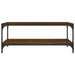 Coffee Table Brown Oak 100x50x40 Cm Engineered Wood Noktll