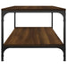 Coffee Table Brown Oak 100x50x40 Cm Engineered Wood Noktll
