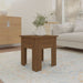 Coffee Table Brown Oak 40x40x42 Cm Engineered Wood Notbit