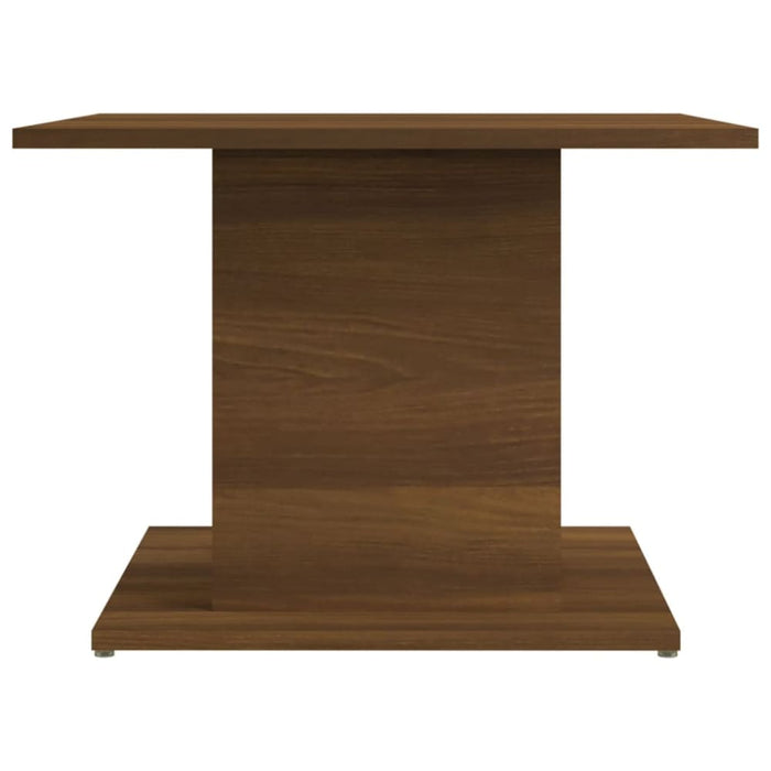 Coffee Table Brown Oak 55.5x55.5x40 Cm Engineered Wood