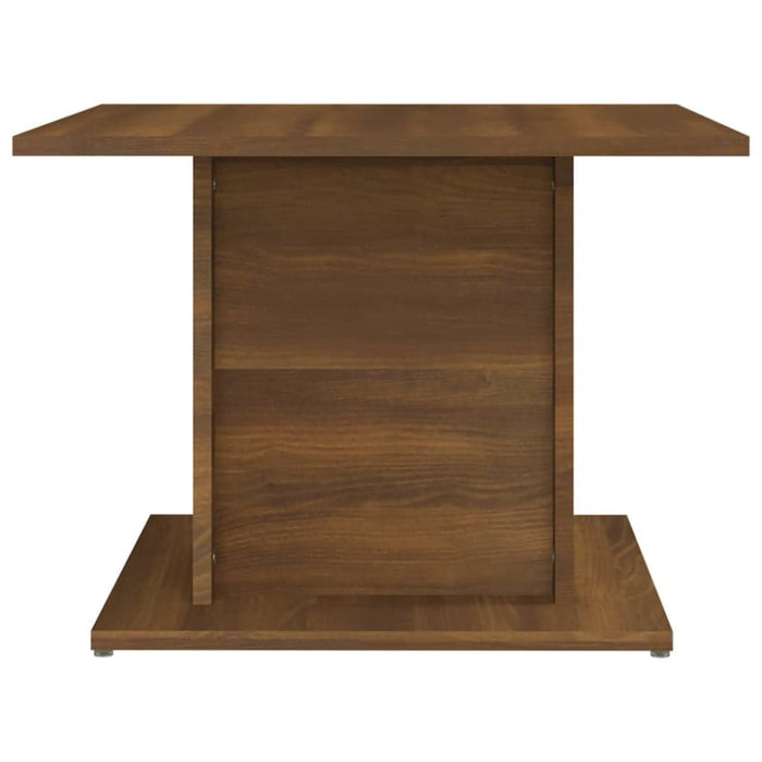Coffee Table Brown Oak 55.5x55.5x40 Cm Engineered Wood