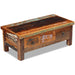 Coffee Table Drawers Solid Reclaimed Wood 90x45x35 Cm Xattxo