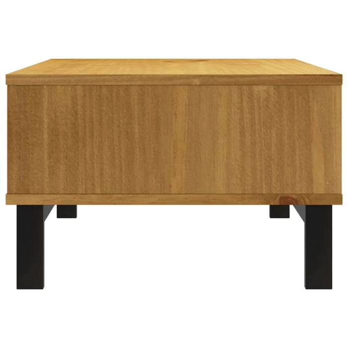 Coffee Table Flam 100x50x32.5 Cm Solid Wood Pine Tpinxx