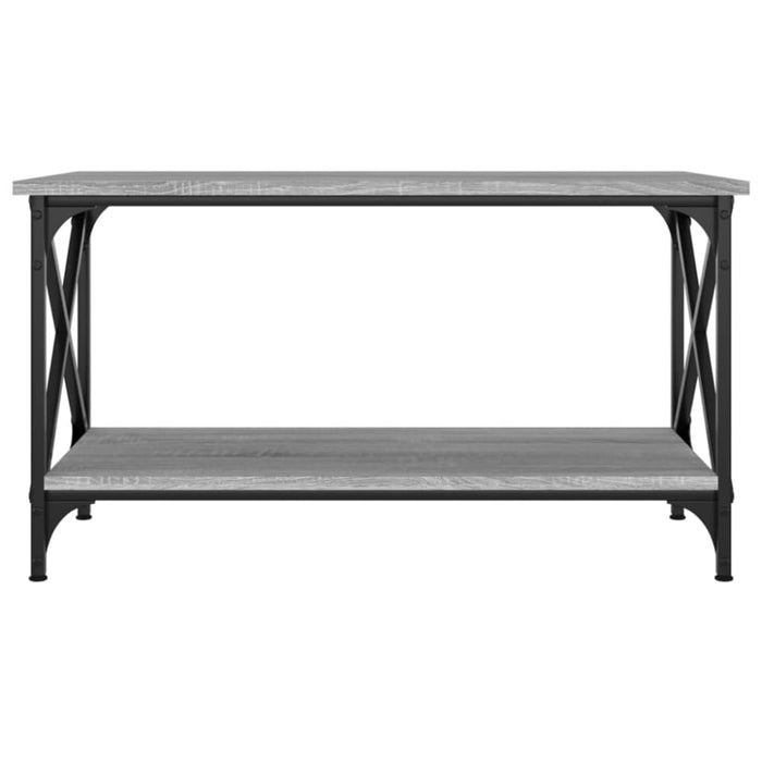 Coffee Table Grey Sonoma 80x45x45 Cm Engineered Wood