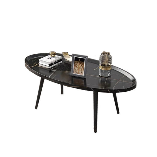 Coffee Table Living Room Accent Oval Contemporary Style