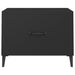 Coffee Table with Metal Legs 2 Pcs Black 50x50x40 Cm Noxixk