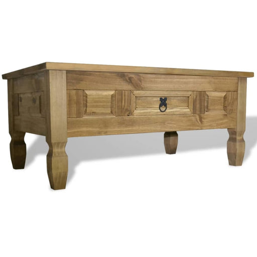 Coffee Table Mexican Pine Corona Range 100x60x45 Cm Xatitl